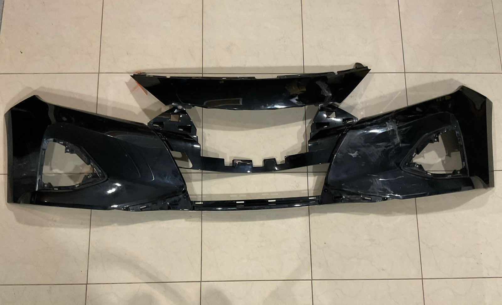 Front Bumper Cover Black 2019-2021 Nissan Maxima 62022-9DJ0H OEM