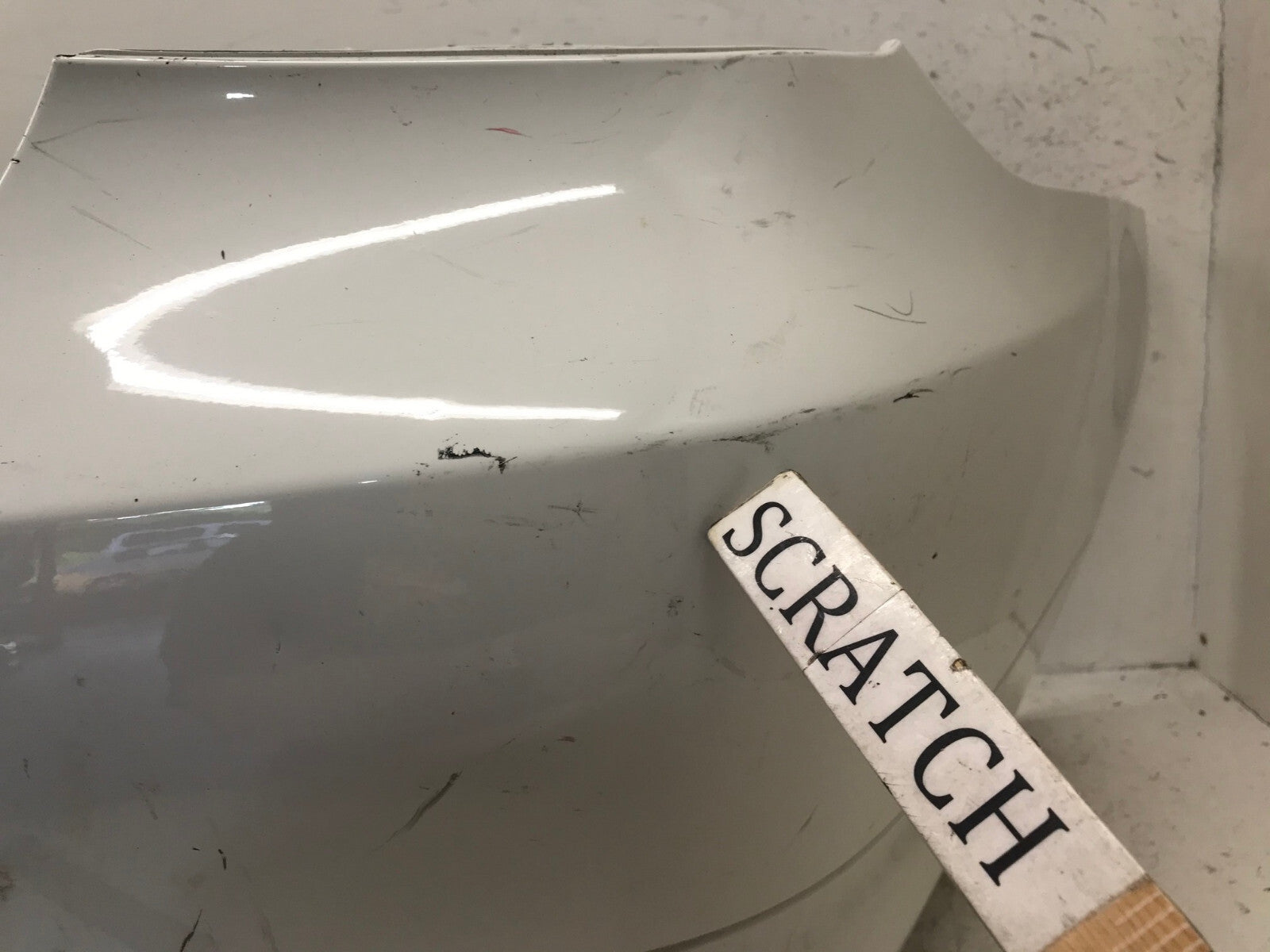 Rear Bumper Cover White BMW 323 Series 323i Sedan 2009 2010 51127202686 OEM