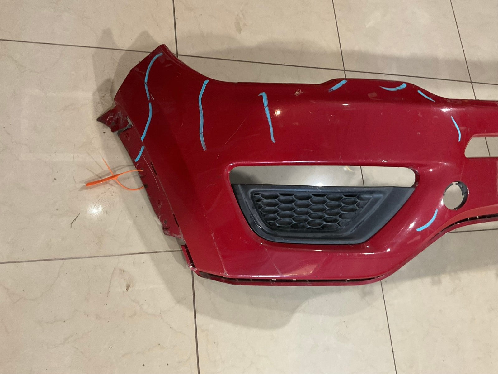 Front Bumper Cover Red 2016-2020 Jeep Compass 5SY47TRMAC OEM