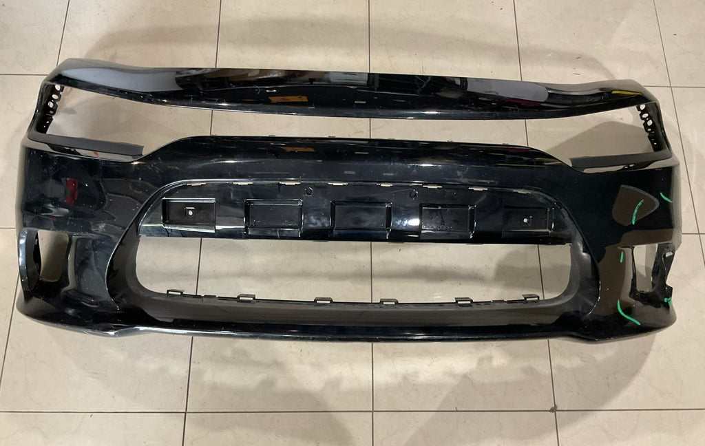 Front Bumper Cover Black 2015-2023 Dodge Charger CAPA