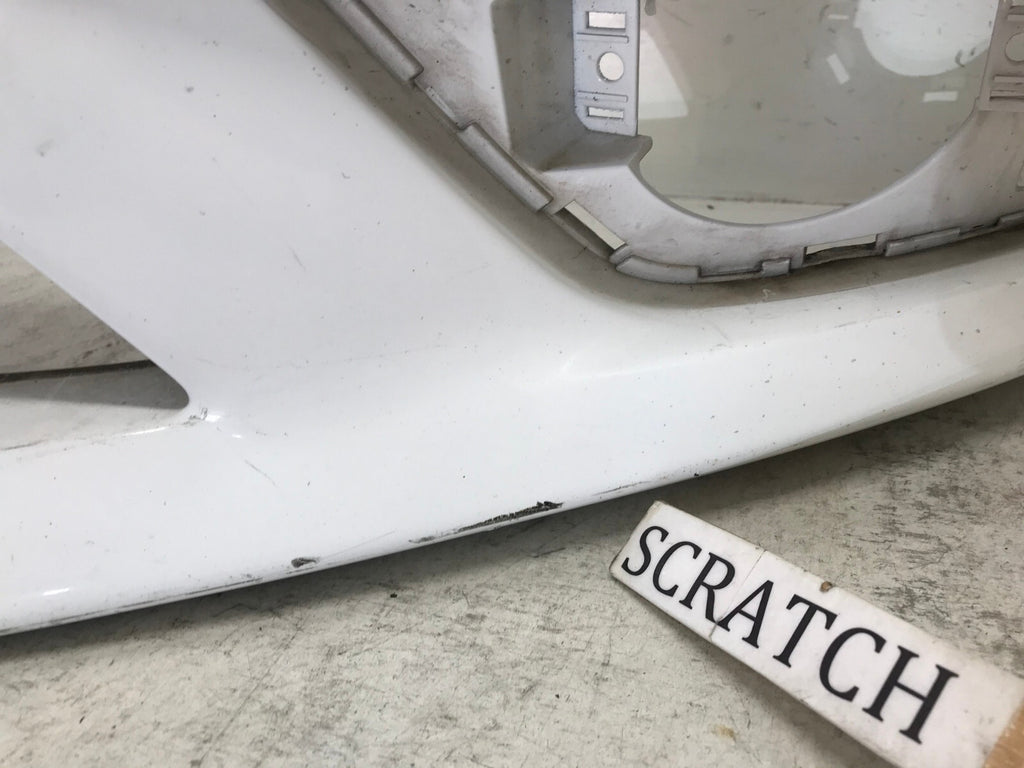 Front Bumper Cover White 2016-2019 Nissan Sentra 62022-6YU0H OEM