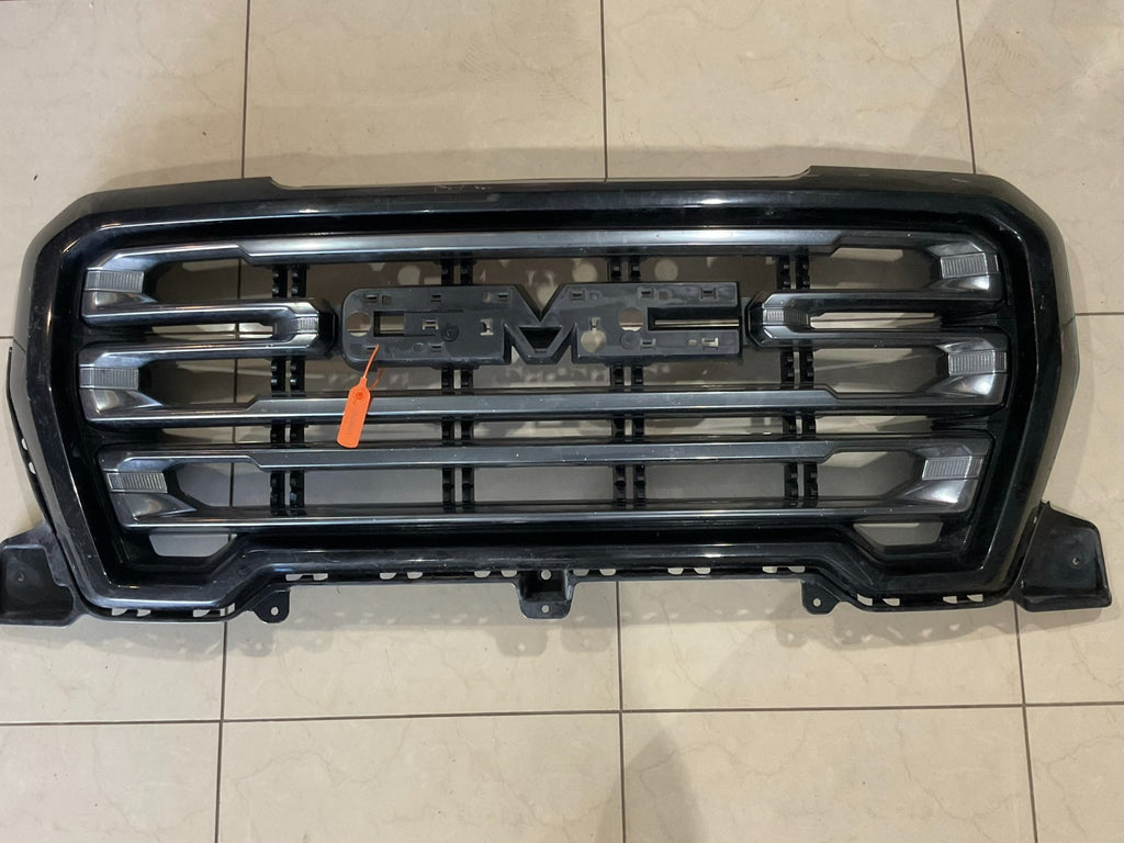 Grill Grille Black GMC Sierra 1500 Denali 2019-2021 CAPA