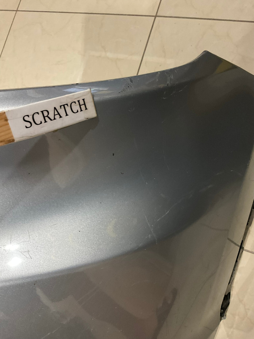 Front Bumper Cover Grey Toyota Highlander LE Lted Hybrid 14-16 52119+0e220 OEM