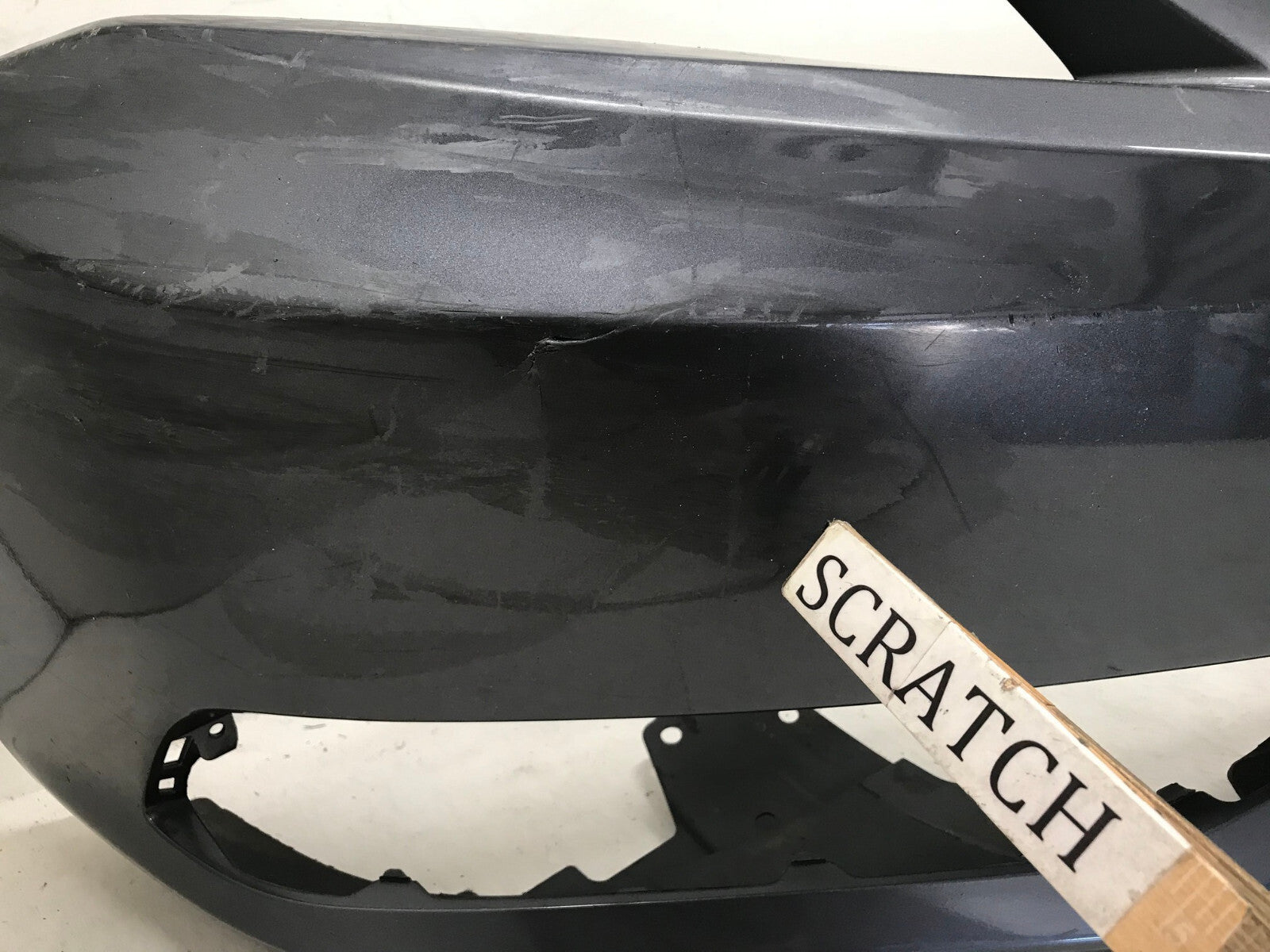 Front Bumper Cover Gray 2013-2015 Acura ILX CAPA