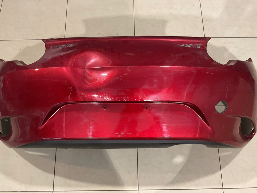 Rear Bumper Cover Red 2016-2018 Mazda Mx-5 Miata Convertible n243+50221 OEM