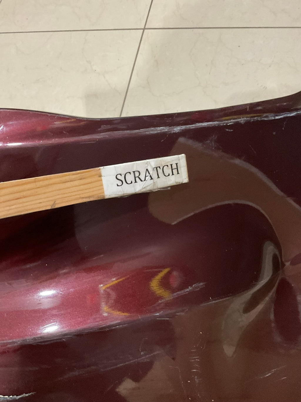 Front Bumper Cover Red 14-2016 Toyota Highlander XLE Limited 52119 0e240 OEM