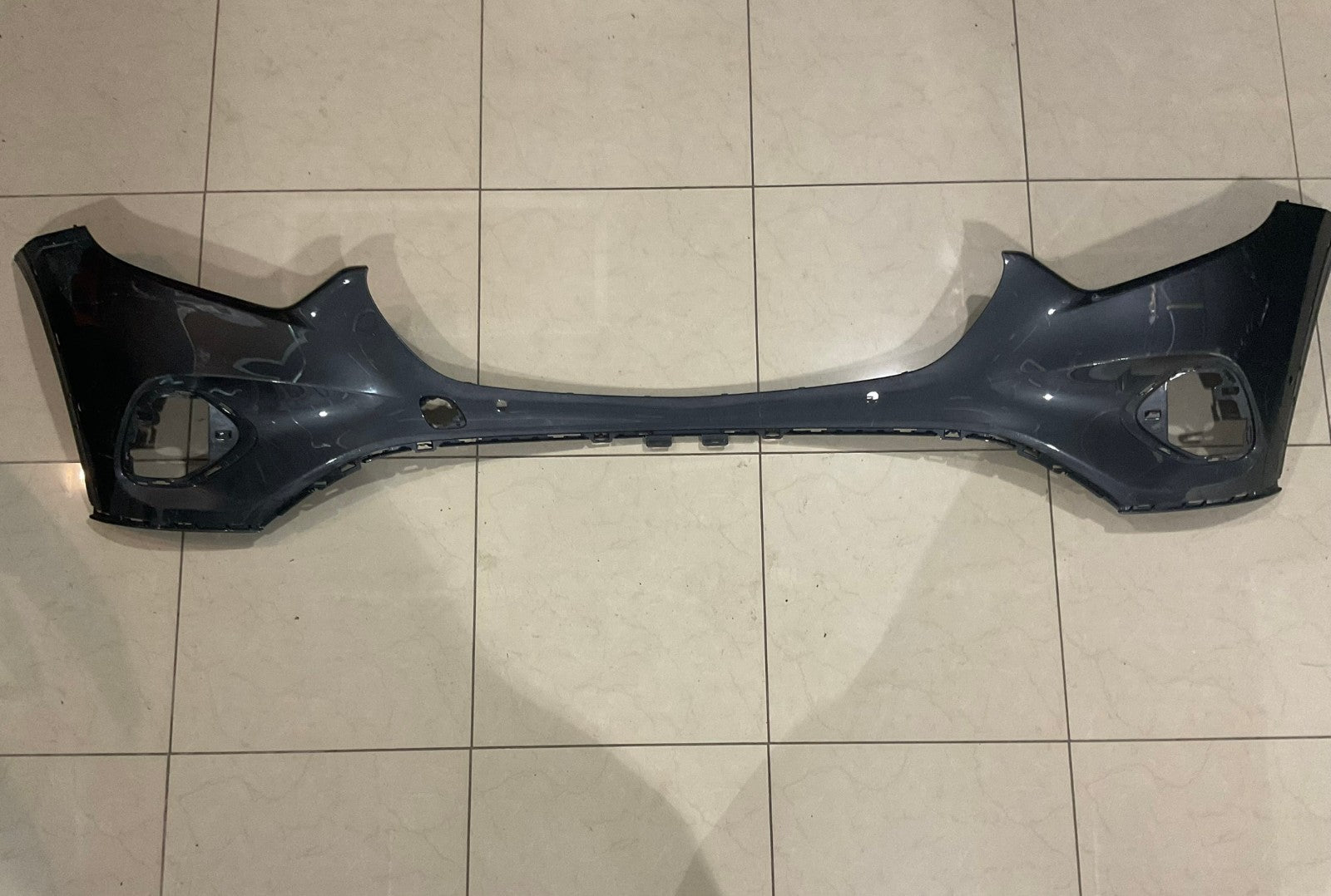 Front Upper Bumper Cover Dark Grey 2016-2019 Mercedes Benz GLC300 CAPA