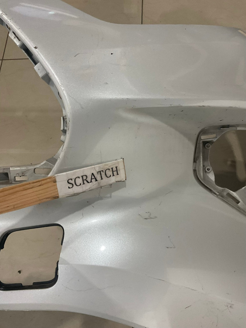 Front Bumper Cover White Toyota Highlander 2020 52119+0E400 OEM