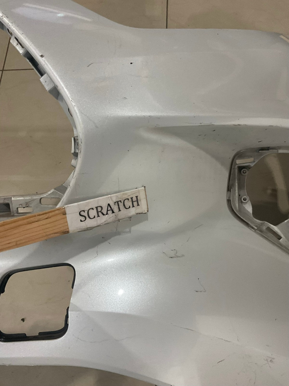 Front Bumper Cover White Toyota Highlander 2020 52119+0E400 OEM