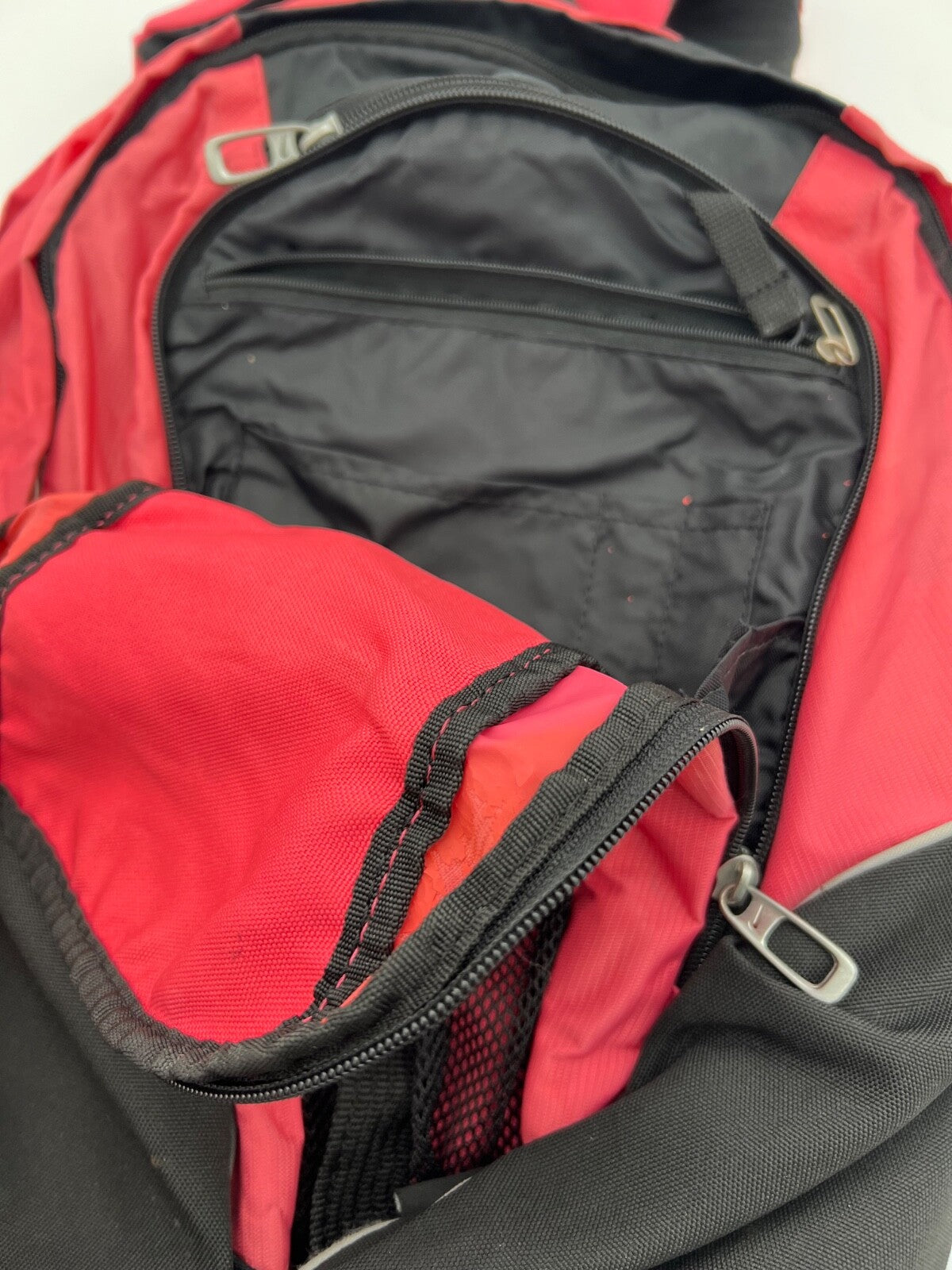 Nike Backpack Black and Pink 3 Zipper Pocket