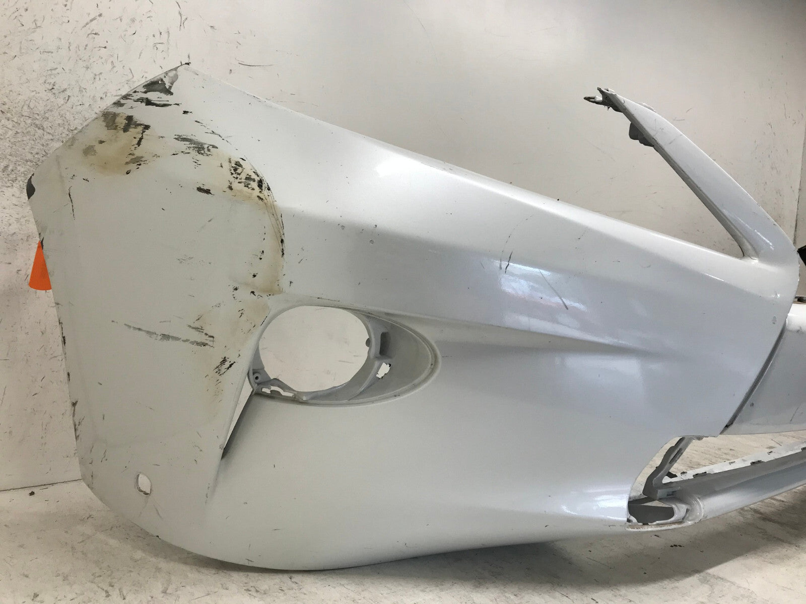 Rear Bumper Cover White Lexus RX350 RX450H Base 11-15 w/Sensor Holes CAPA