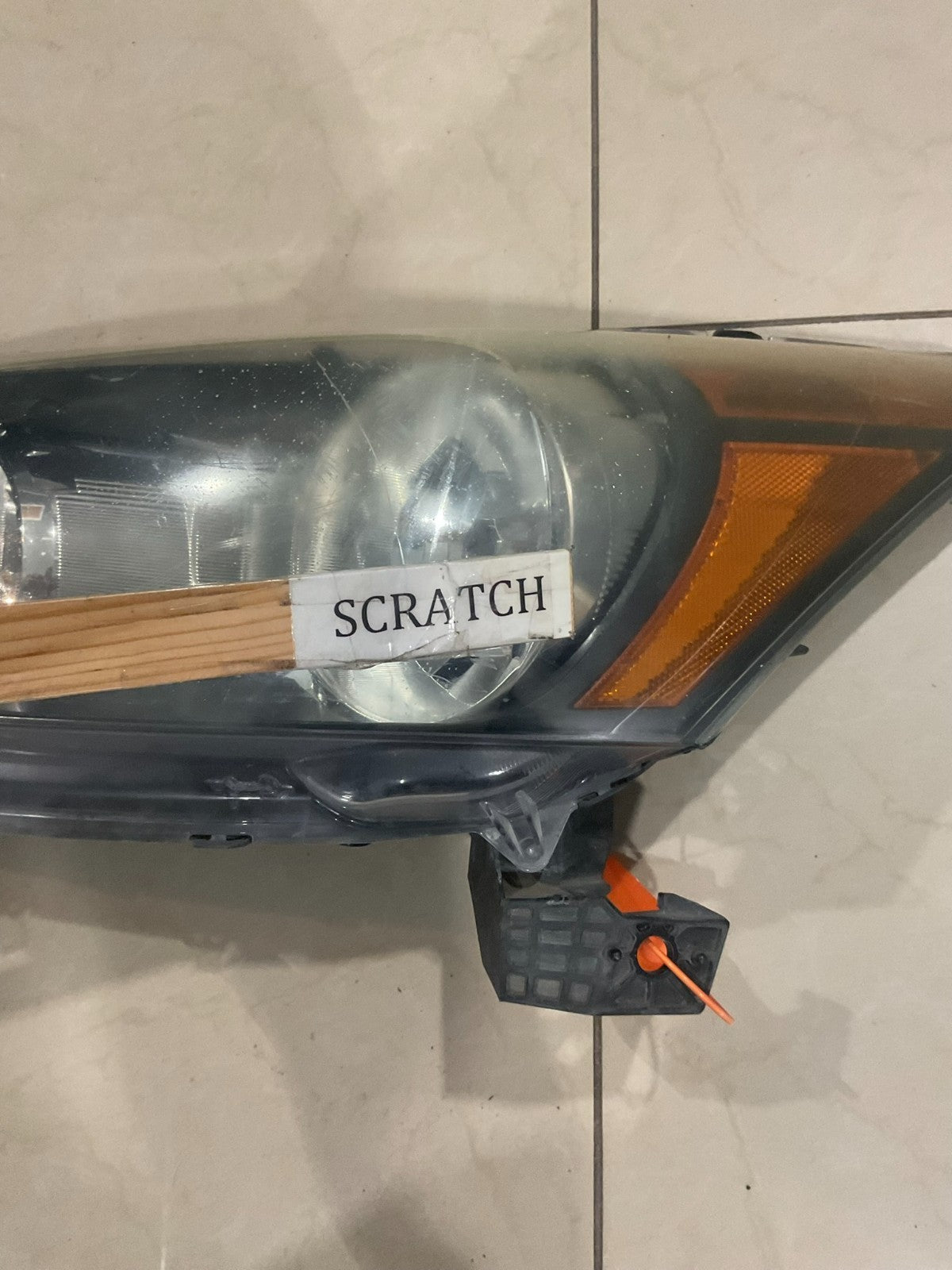 Headlight Left Driver LH 2008-2012 Honda Accord CAPA