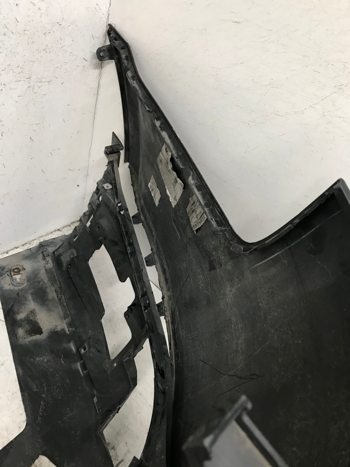 Rear Bumper Cover Black 2014-2017 Land Rover Range Sport w/Sensor Holes OEM