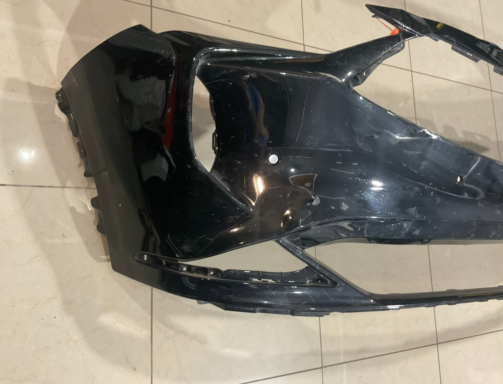 Front Bumper Cover Black Accura MDX 2022-2024 CAPA