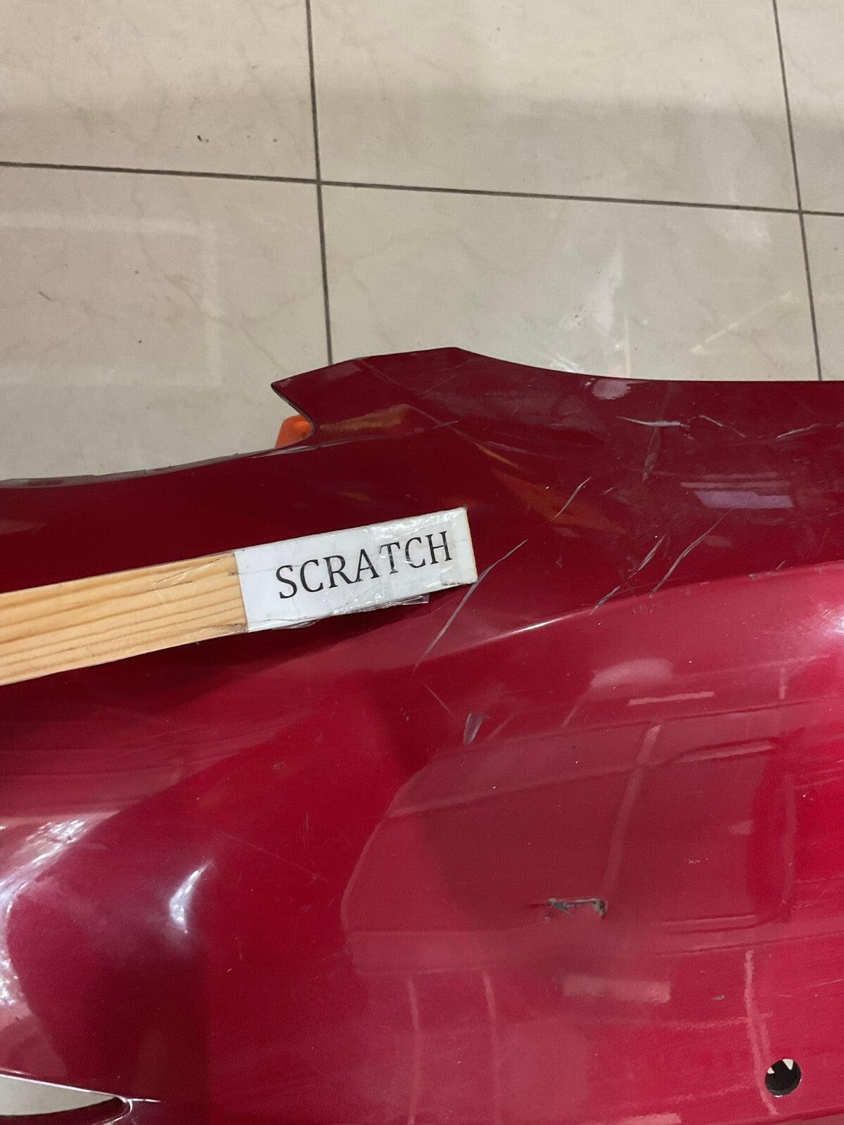 Front Bumper Cover Red Tesla Model Y 2020 - 2024  CAPA
