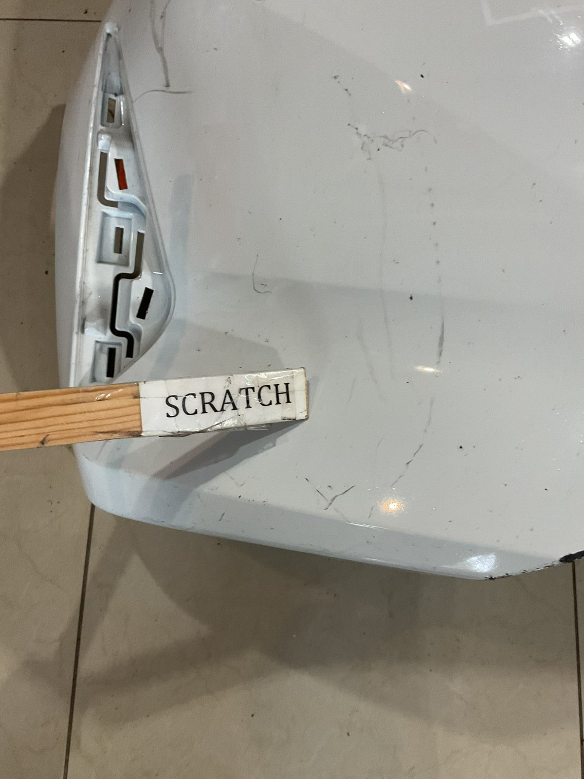 Front Upper Bumper Cover White Nissan Sentra 2024 62022+6ly0h OEM
