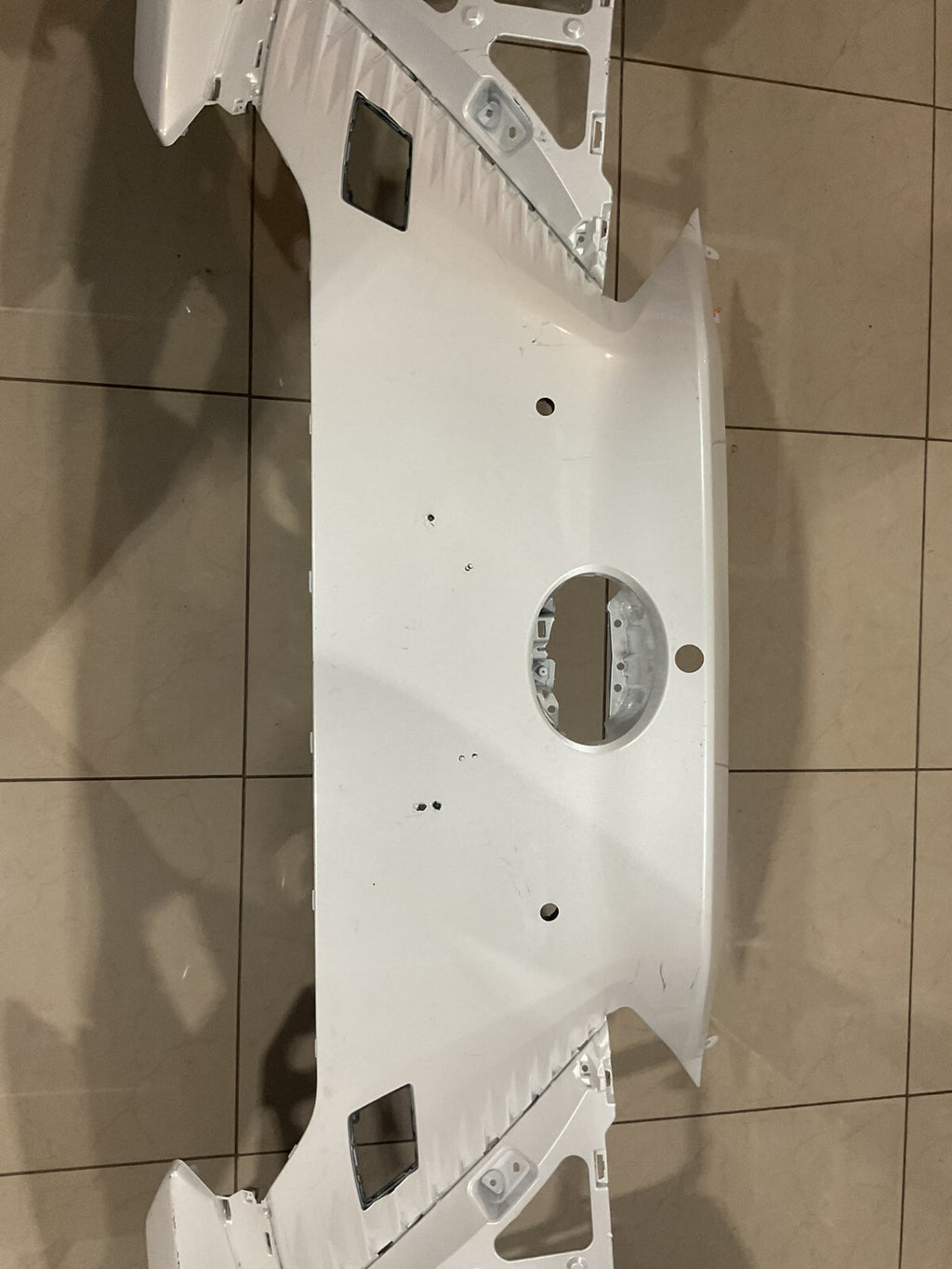 Front Bumper Cover White 2023-2024 Lexus RZ 52119+46130 OEM