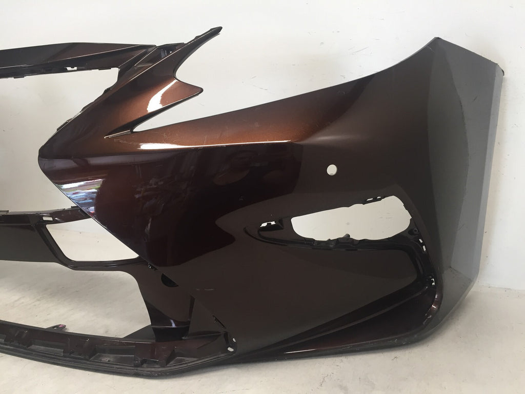 Front Bumper Cover Lexus ES350 ES300H Base w/Sensor Holes 4X2 2016 2017 OEM2