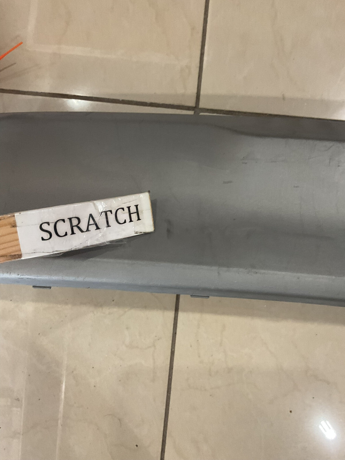 Rear Bumper Lower Skid Plate Grey 19-20 Hyundai Santa Fe Limited 86671+S2000 OEM
