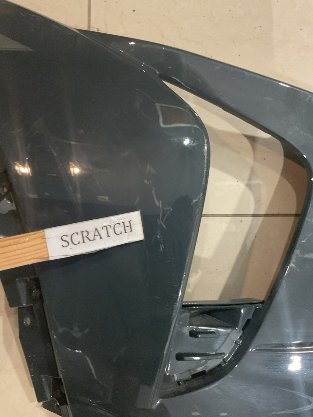 Front Upper Bumper Cover Grey 2024 Chevrolet Trax CAPA
