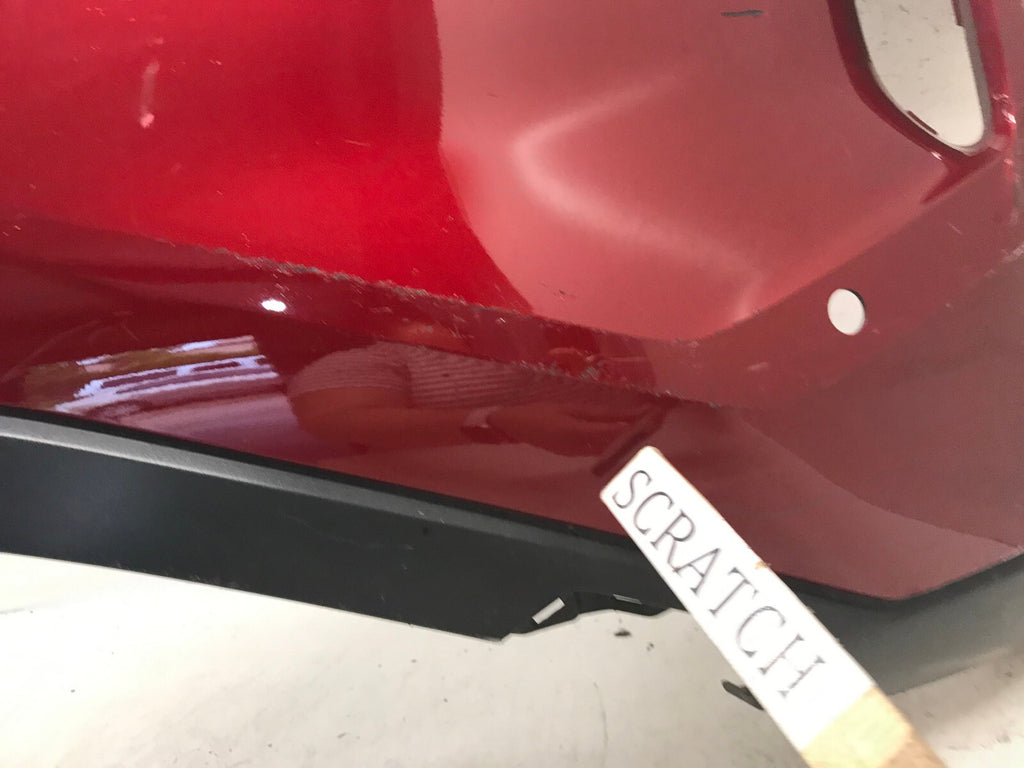 Front Bumper Cover Red 21-23 Nissan Rogue Sport S/SL/Platinum w/Sensor Holes OEM