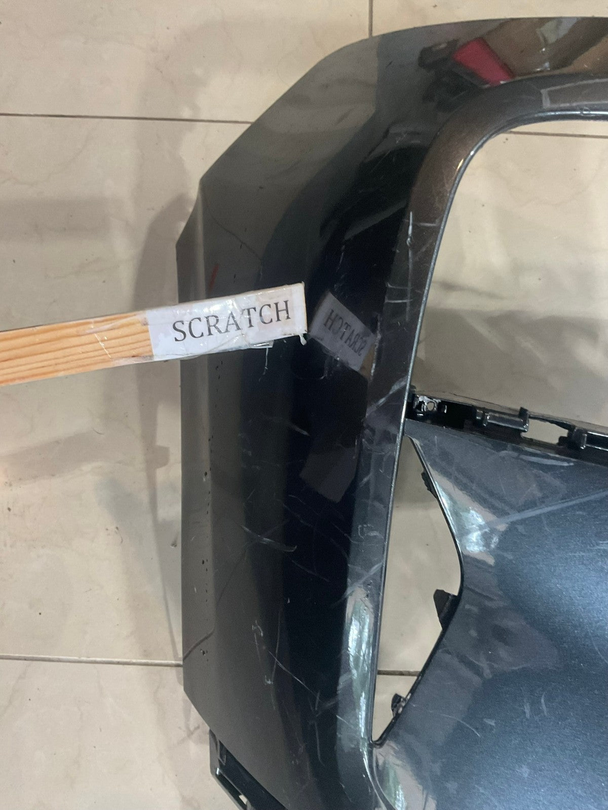 Front Bumper Cover Dark Grey Hyundai Santa Fe 2021 2022 2023 86511+S2500 OEM