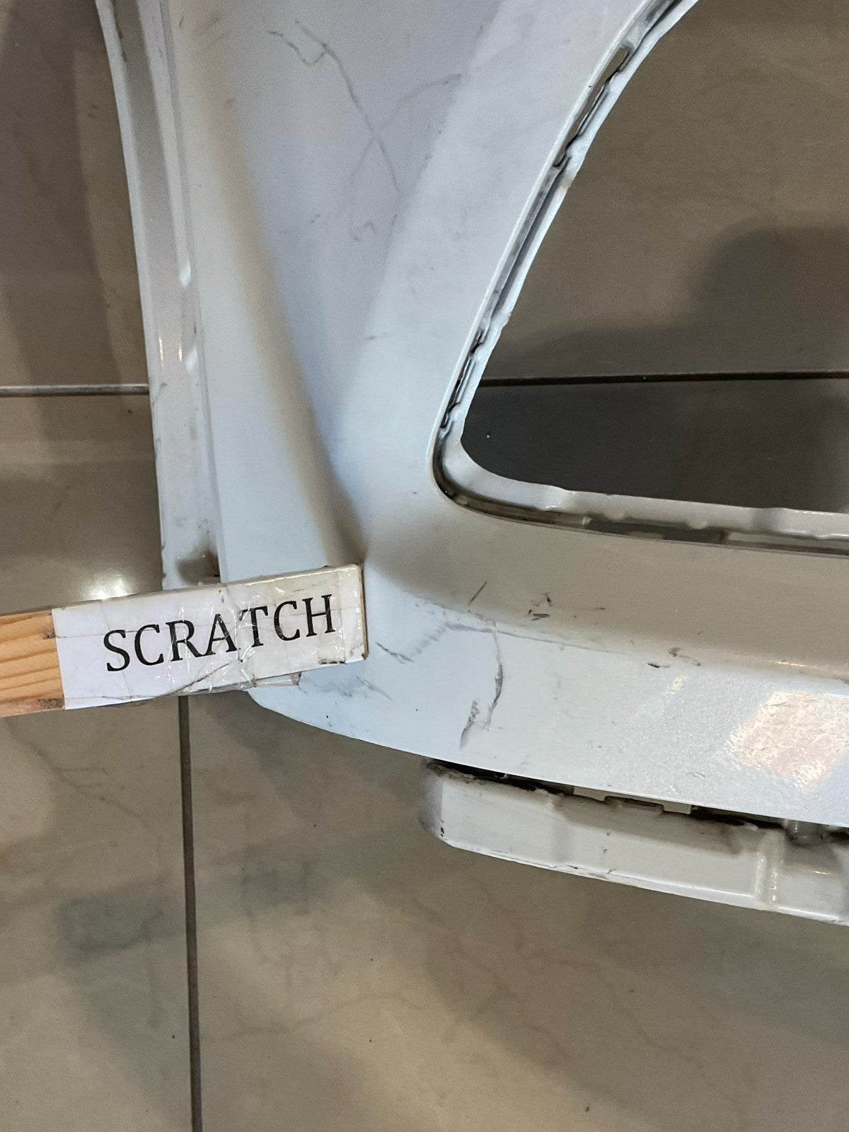 Front Bumper Cover White Honda HR V EX LX EX L 2016-2018 71101 t7w a000 OEM