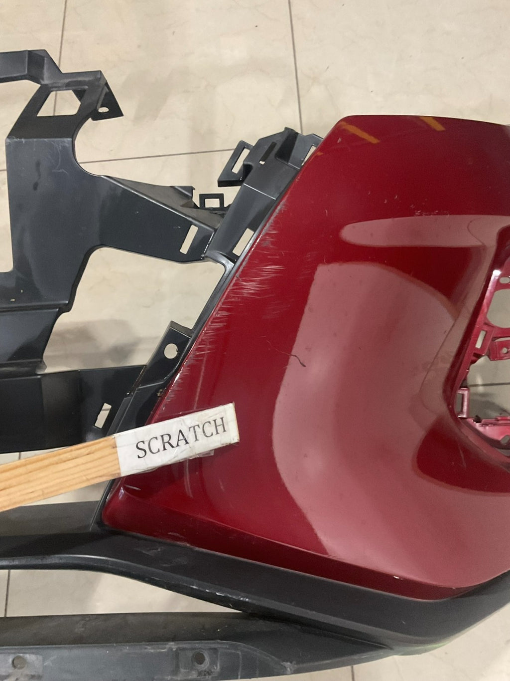 Front Bumper Cover Red 2021 2022 Nissan Kicks S/SV/SR 62022+5r00h OEM