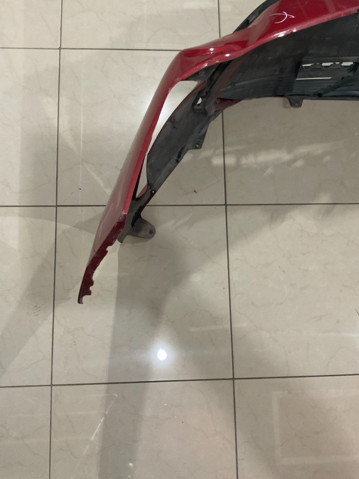 Front Bumper Cover Red Toyota Avalon Base Touring 4X7 2019 52119+07090 OEM