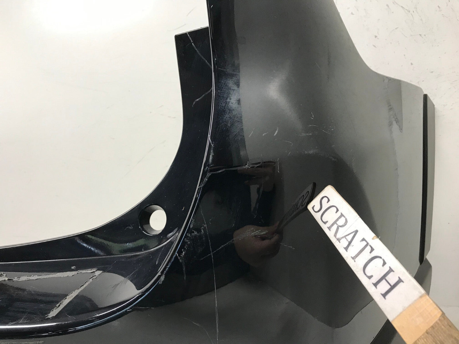 Rear Bumper Cover Subaru Forester Sport w/S Holes Black 2019 2020 57704SJ310 OEM