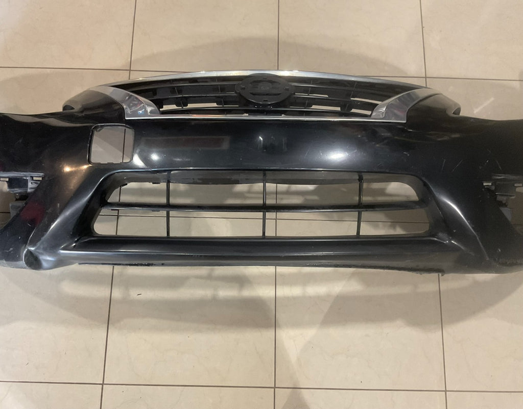 Front Bumper Cover Black Nissan Versa 2015-2018 62022+9km0h OEM