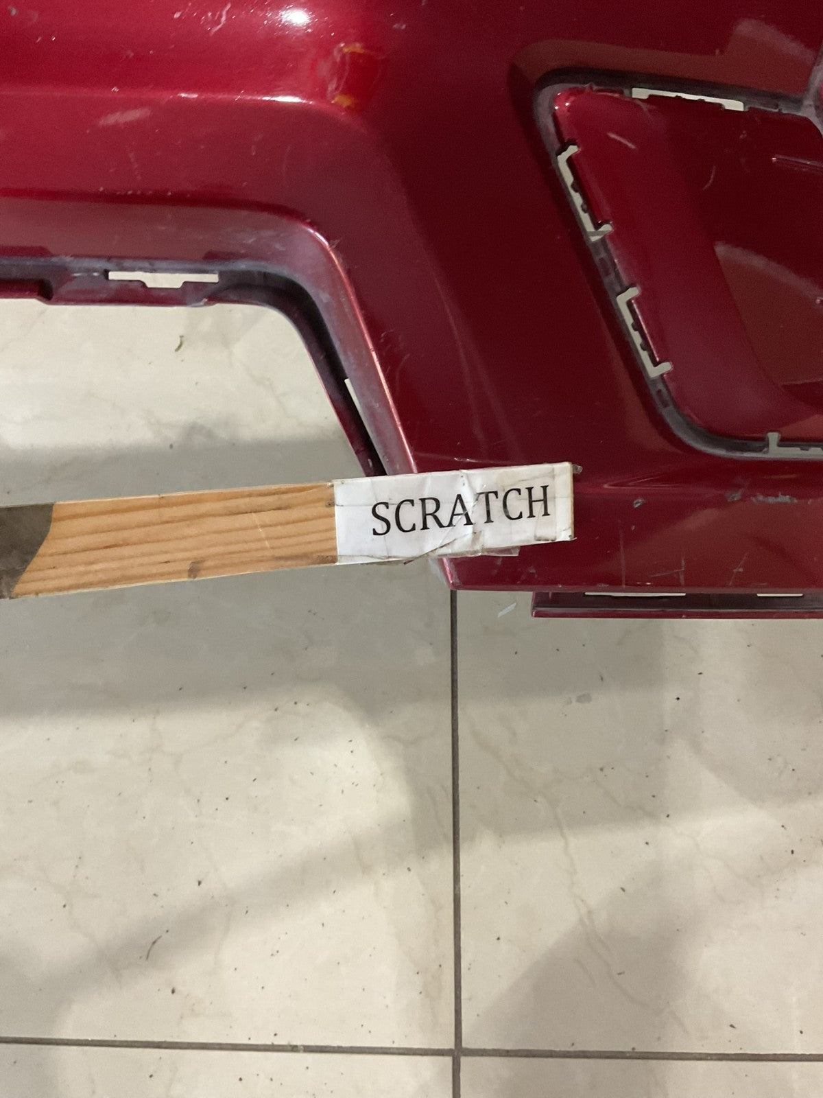 Front Upper Bumper Cover Red GMC Yukon 2021-2024 CAPA