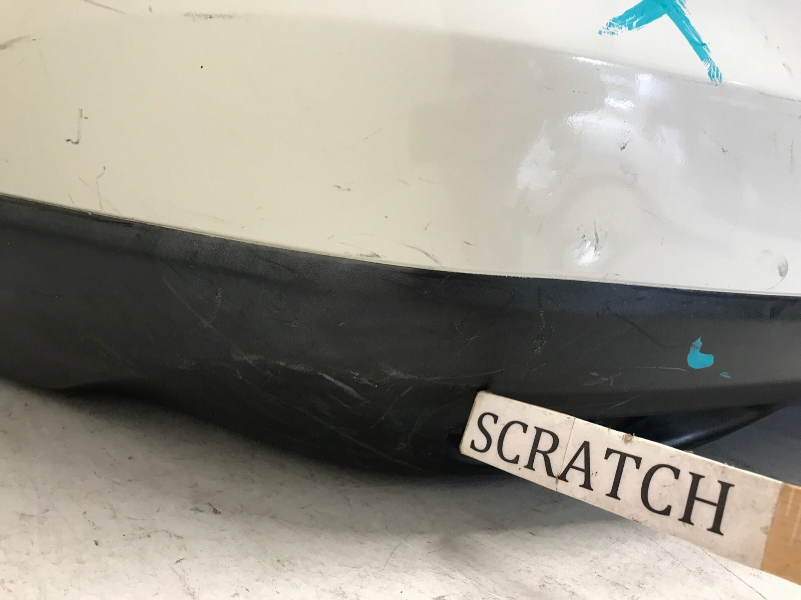 Rear Bumper Cover White 2014-2016 Nissan Rogue S/SL/SV 85022-9TA0H OEM