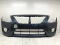Front Bumper Cover Blue 2015-2018 Nissan Versa CAPA