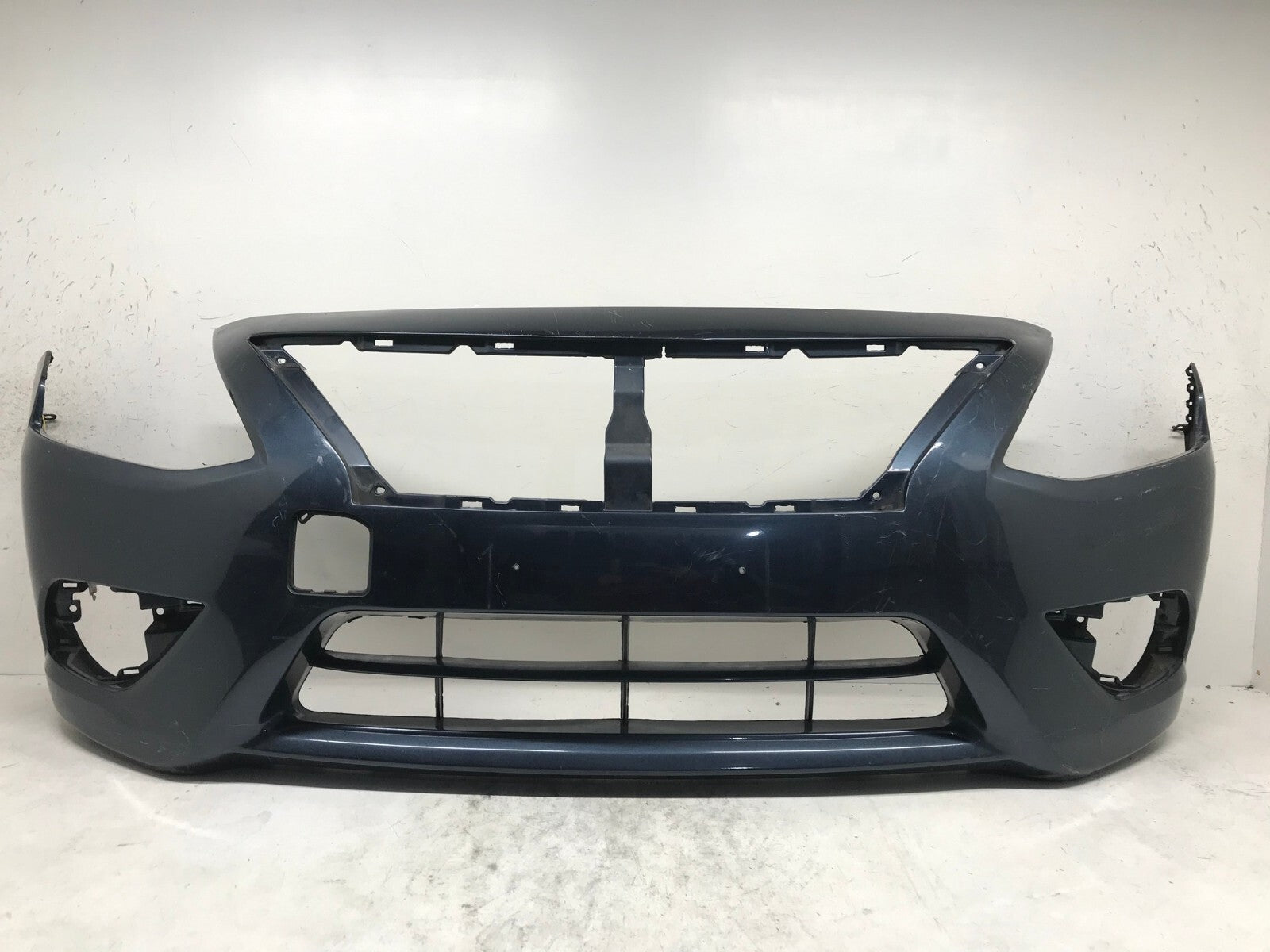 Front Bumper Cover Blue 2015-2018 Nissan Versa CAPA