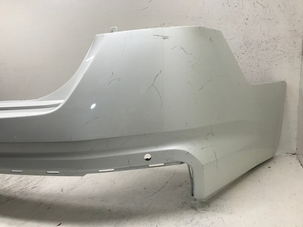 Rear Bumper Cover White Nissan Altima S/SL/SV/SR 2019-2020 w/Sensor Holes OEM