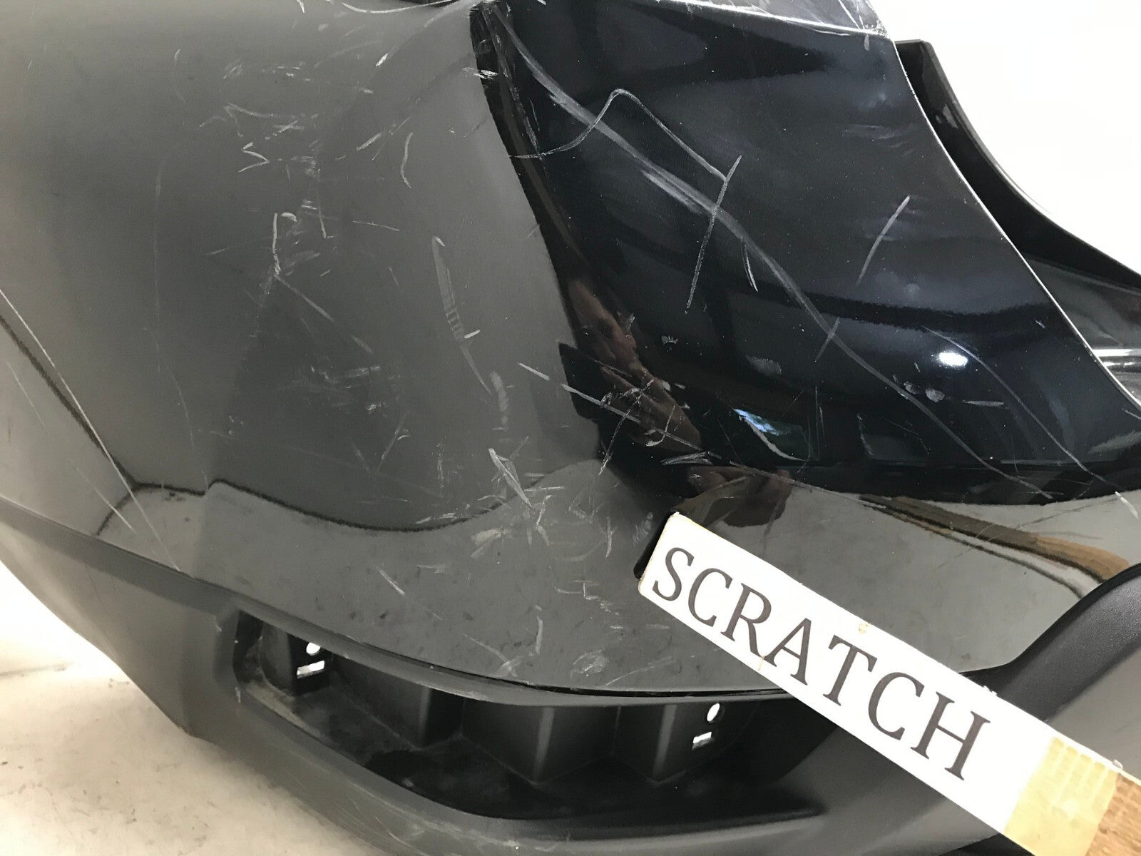 Rear Bumper Cover Black Nissan Rogue S/SL/SV/SV Hyb 2017 2018 85022-6FL0H OEM