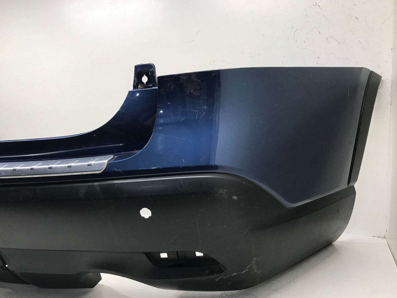 Rear Bumper Cover Blue Subaru Ascent Base Limited Premium 19 20 w/Sens Holes OEM