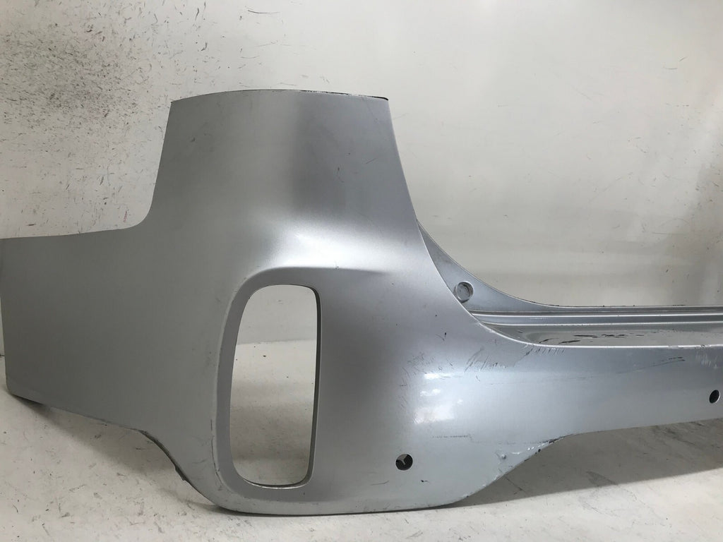 Rear Bumper Cover Silver Kia Sorento EX/Limited 2014-2015 w/Sensor Holes OEM