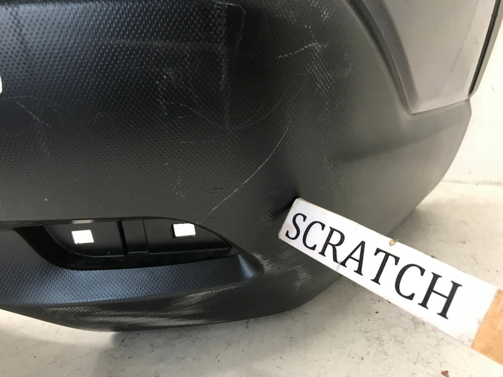 Rear Bumper Cover Gray Subaru Ascent Base Limited Prmium 2019 w/Sensor Holes OEM