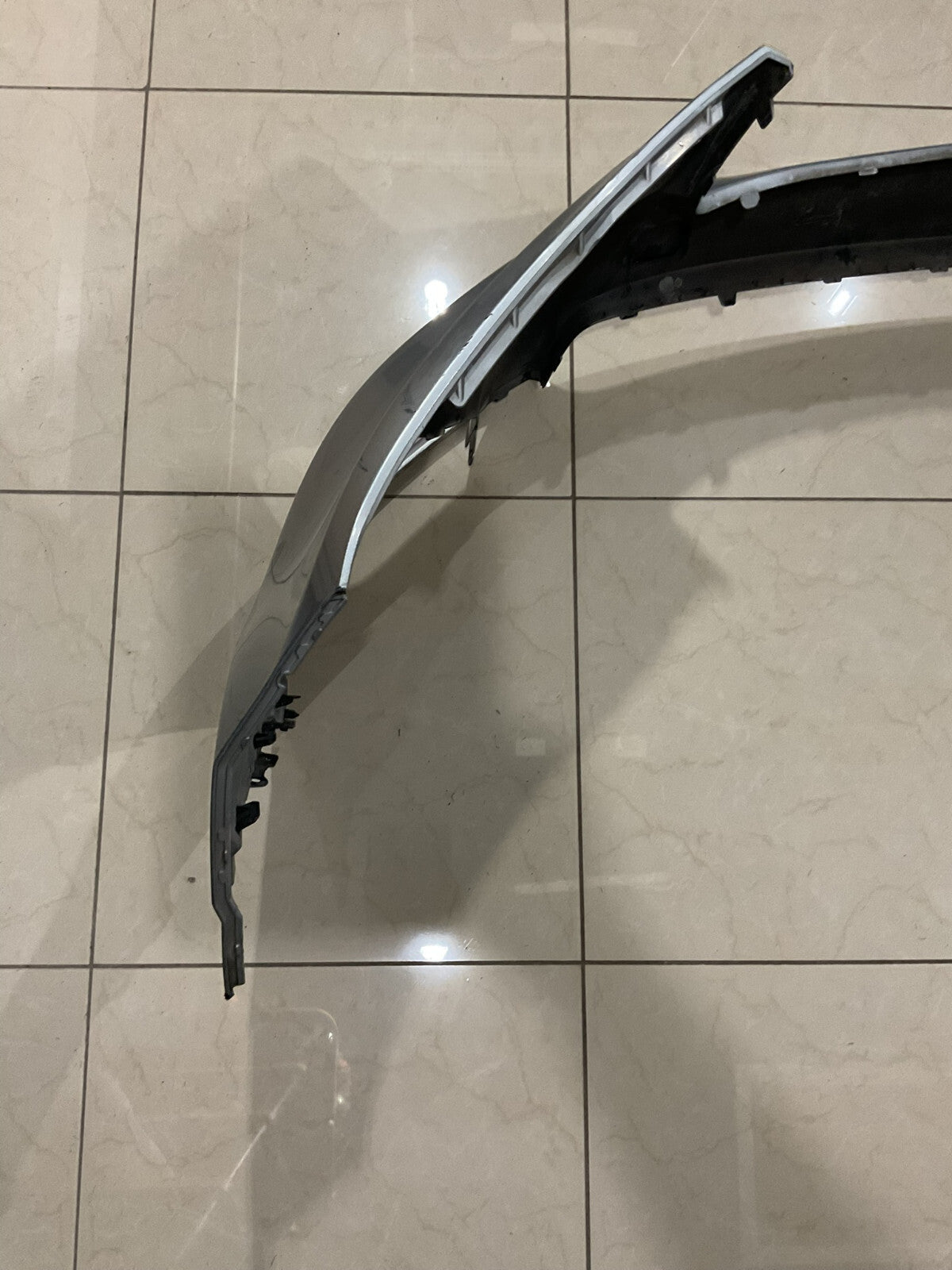 Front Bumper Cover Grey Toyota Highlander LE Lted Hybrid 14-16 52119+0e220 OEM