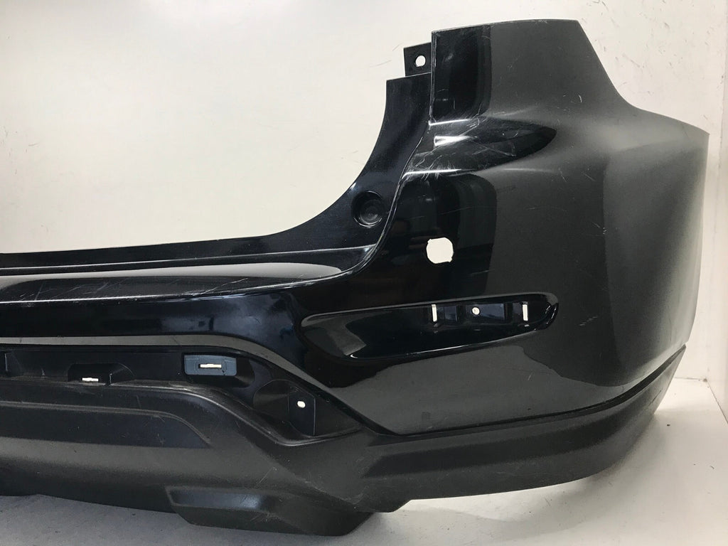 Rear Bumper Cover Nissan Pathfinder SV Platinum w/Sensor Holes Black 17 2018 OEM