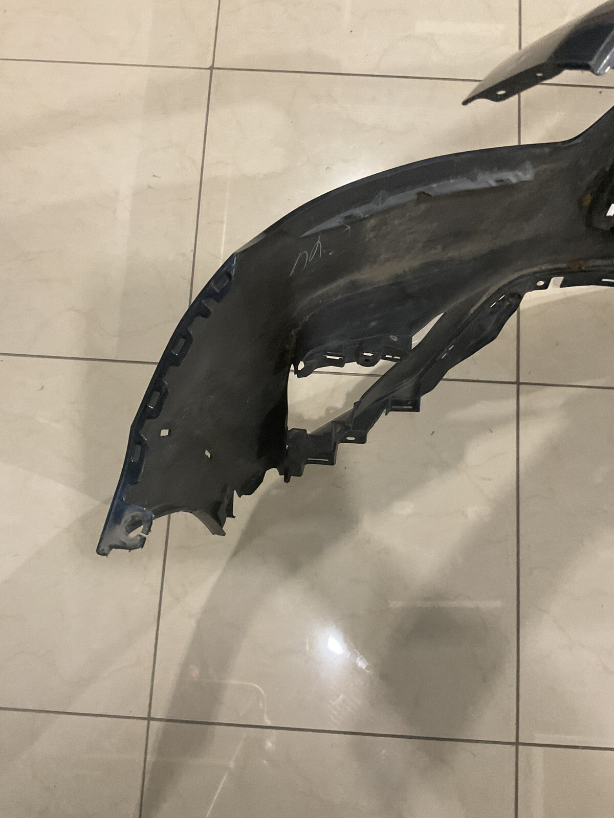Front Bumper Cover Blue 2017-2020 Infiniti QX80 62022-6GW0H OEM