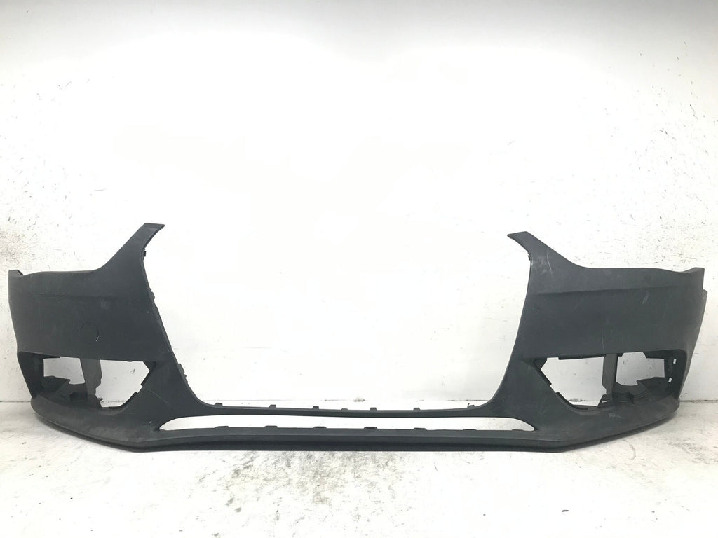 Front Bumper Cover Black 2013-2016 Audi A4 8K0807437 OEM