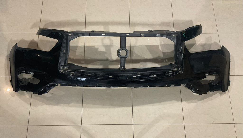 Front Upper Bumper Cover Black Infiniti QX80 2018-2023 62622+6gw0h OEM