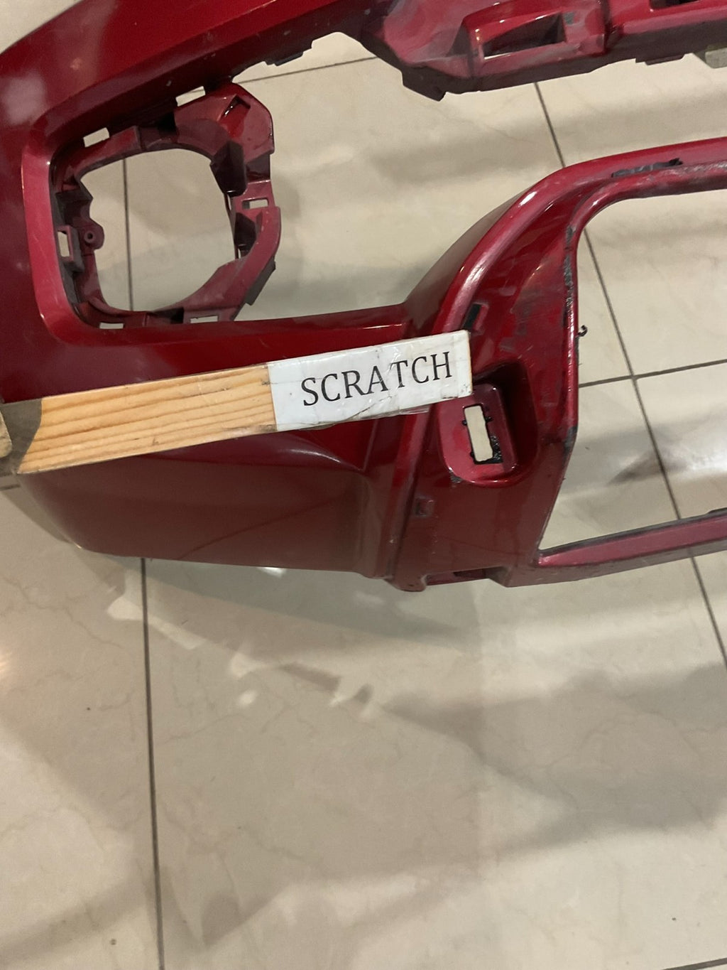 Front Bumper Cover Red Toyota Tacoma SR SR5 Limited 2016-2019 52119+04240 OEM