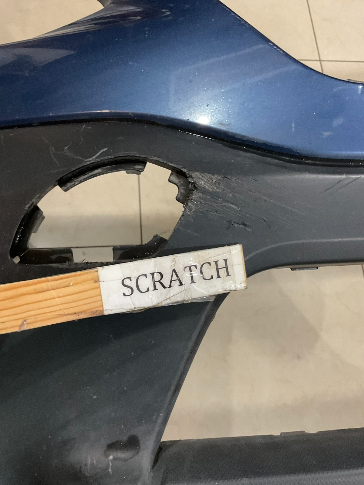 Front Bumper Cover Blue 2021-2022 Subaru Outback 57704an01a OEM