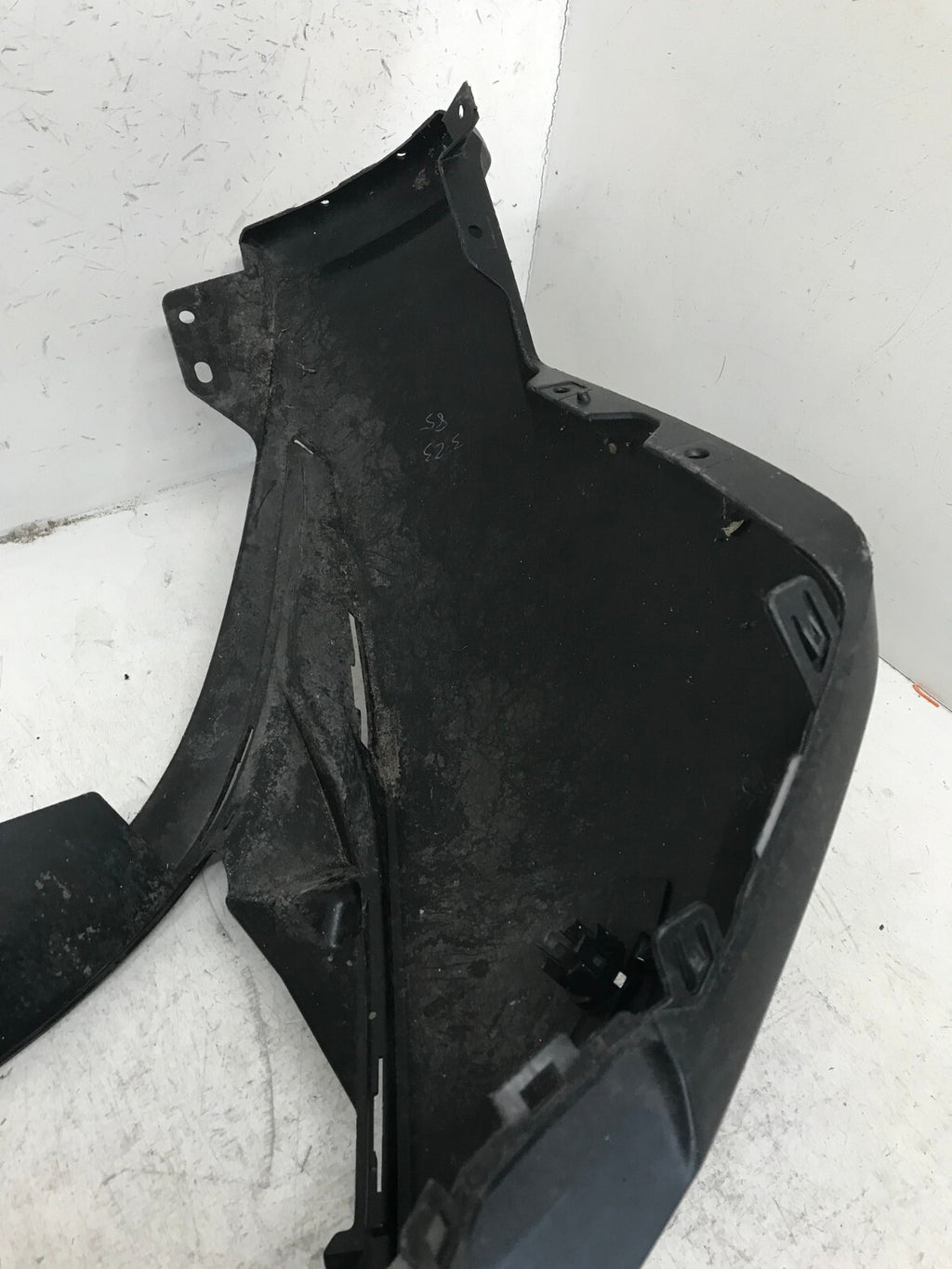 Rear Bumper Cover Black 2021-2022 Nissan Rogue Sport S/SV/SL w/Sensor Holes OEM