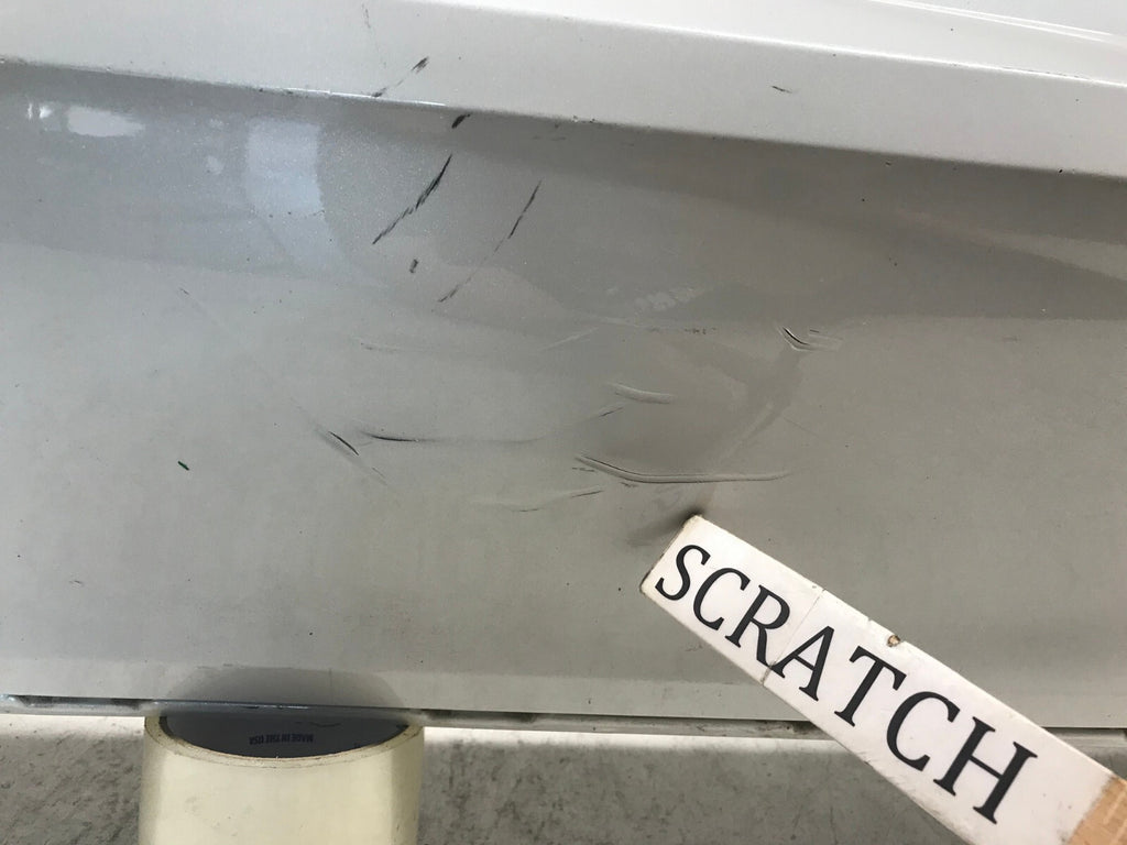 Rear Bumper Cover White 2022 2023 Honda Civic Hatchback w/Sensor Holes OEM