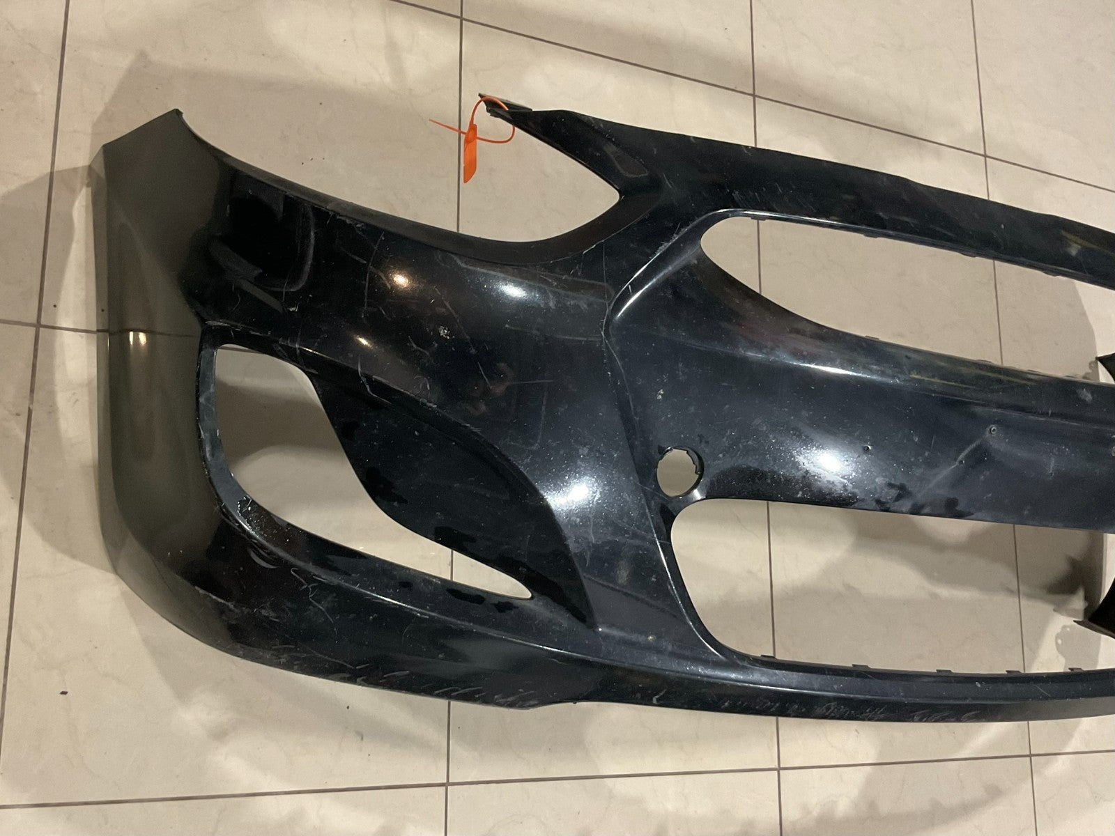 Front Bumper Cover Black 2014-2017 Hyundai Accent 86511+1r010 OEM